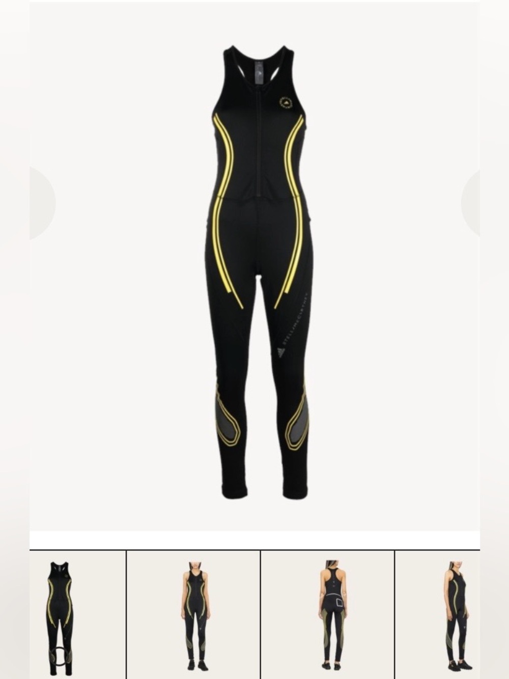 Adidas Stella Mccartney trupace running one piece ladies size S NWOT!